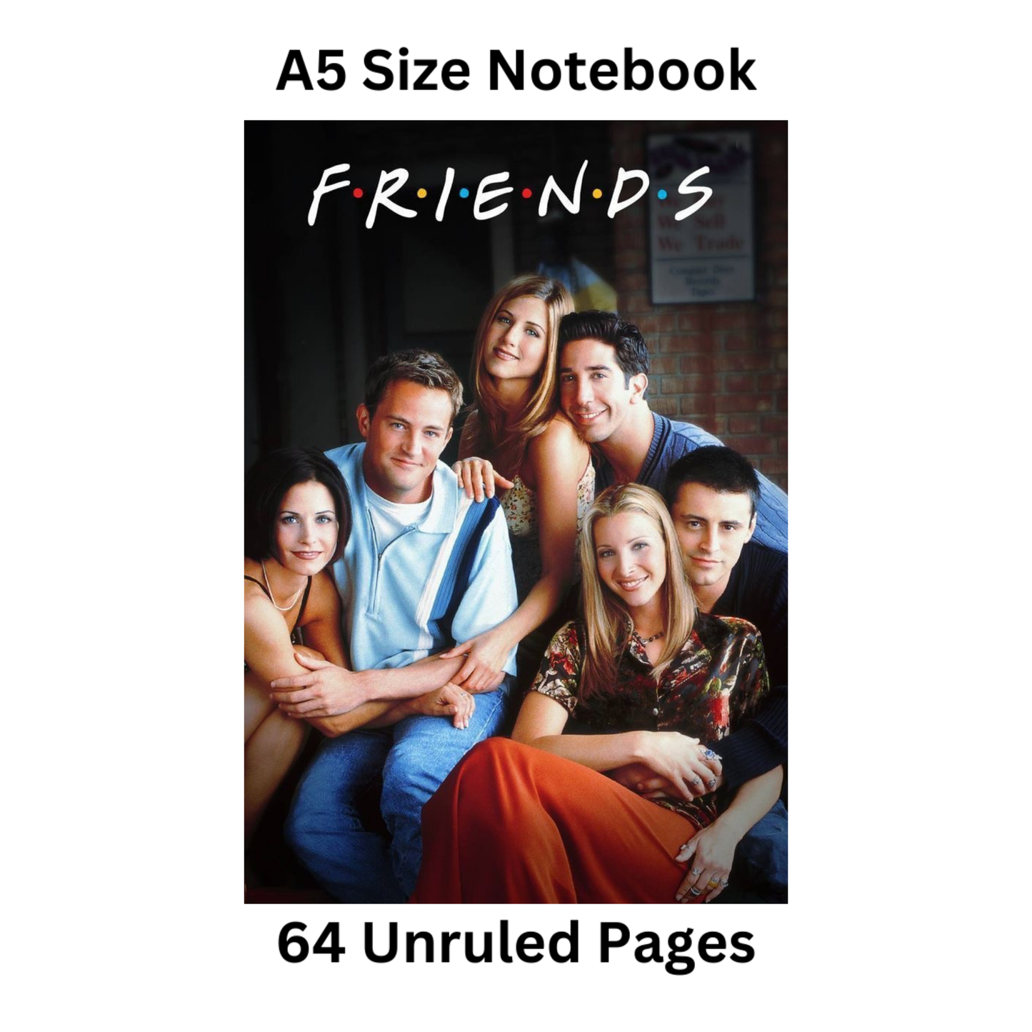 friends series doodle notebook