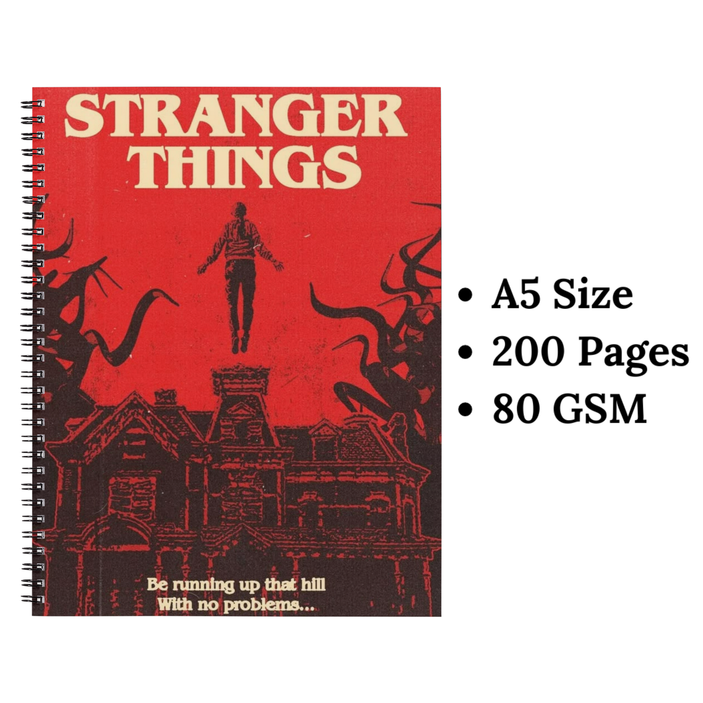 stranger things Max wiro notebook