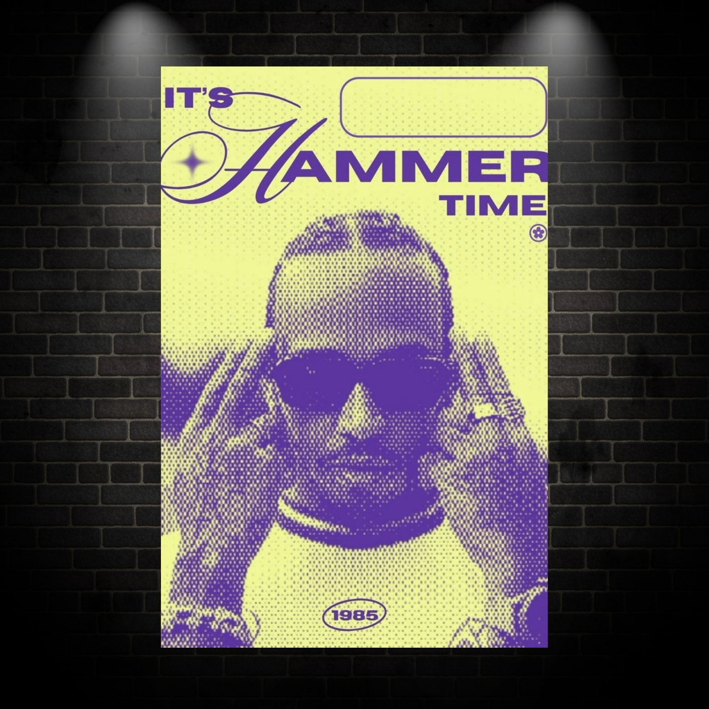 Hamilton neon poster