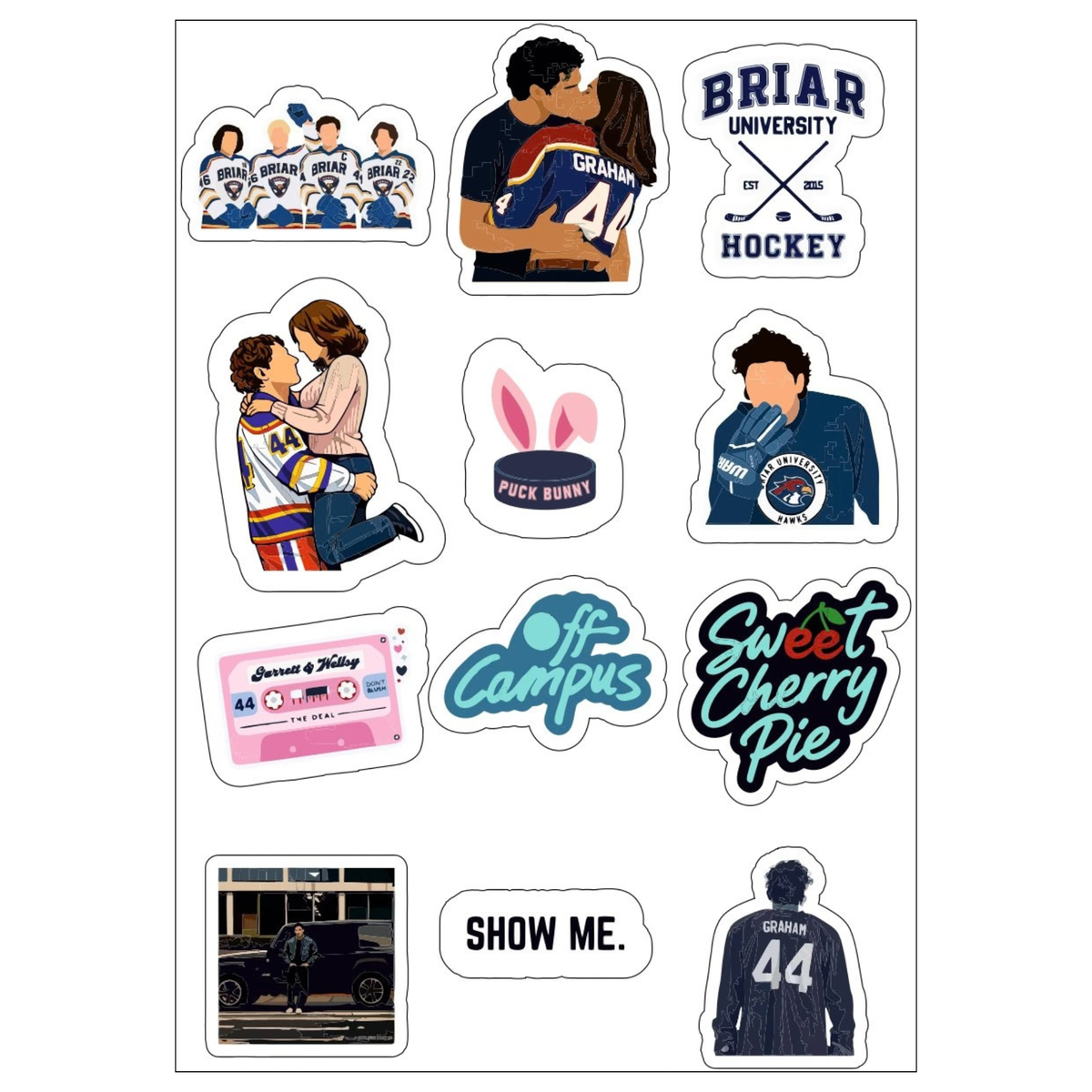 Off Campus Sticker Sheet