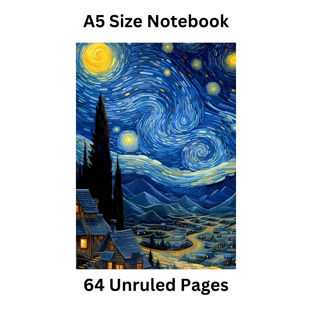 Van Gogh Doodle Notebook