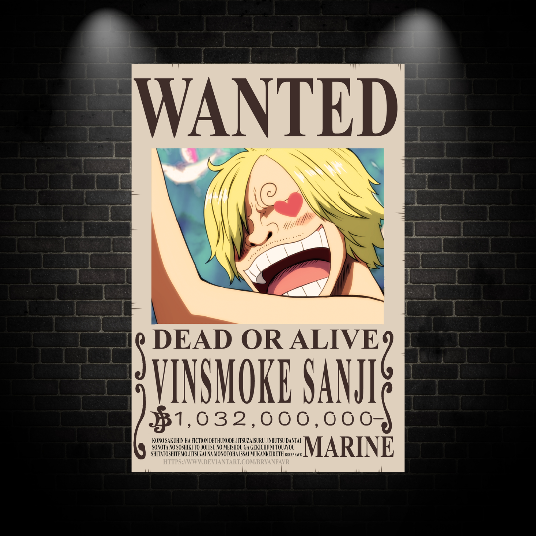 Sanji Wanted Poster