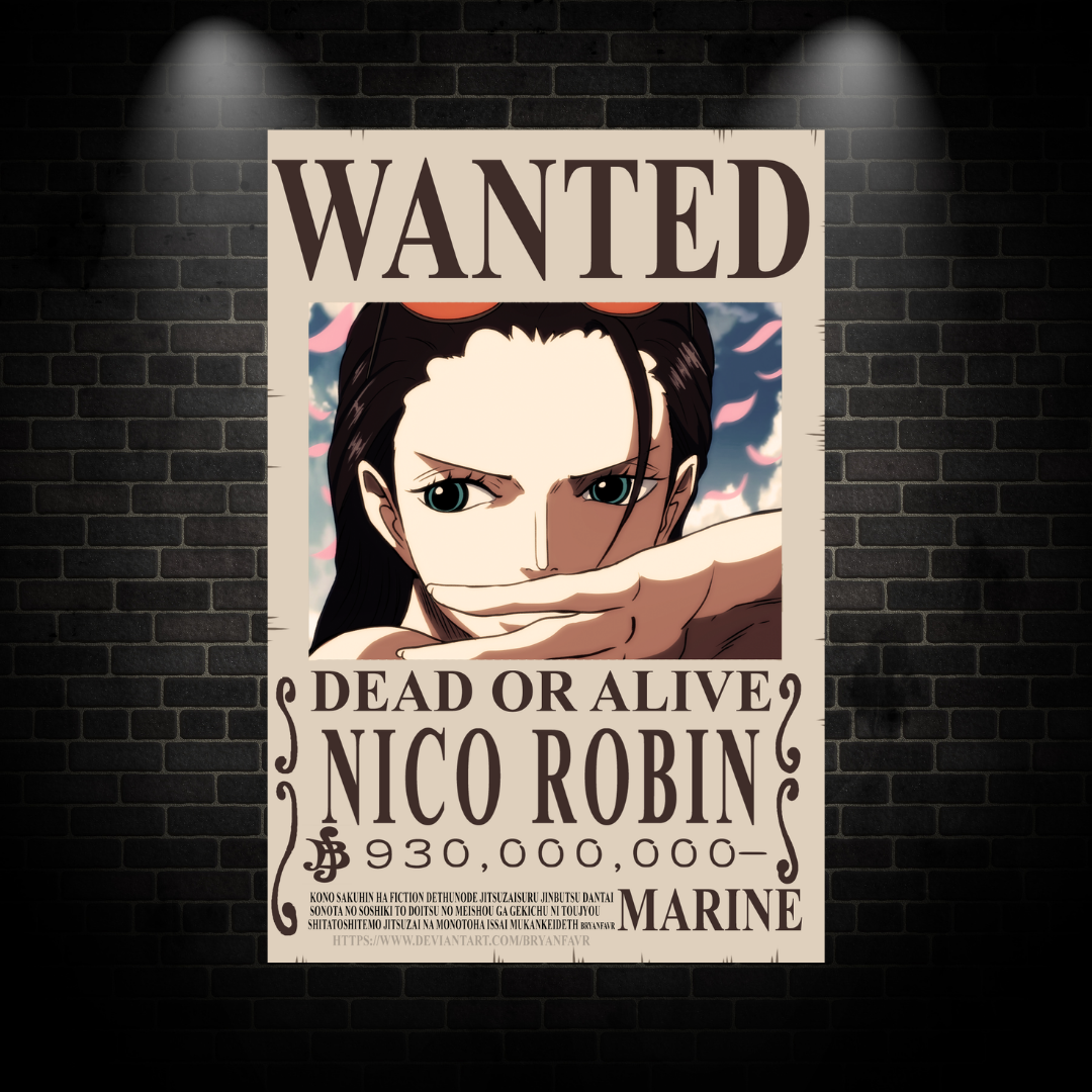 Nico Robin Wanted Poster