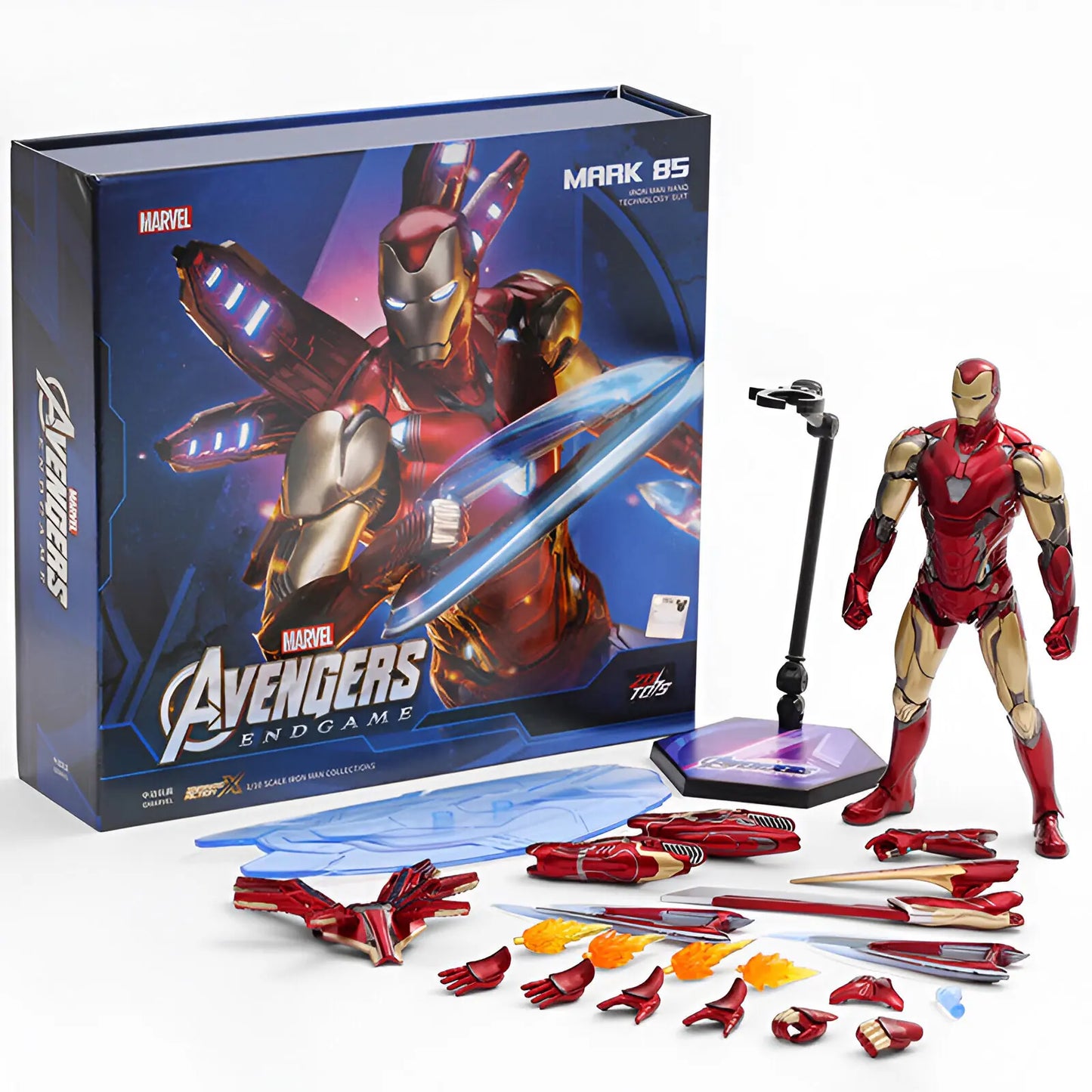 Official ZD Iron Man Mark 85 Light Up Figure - 7 inches