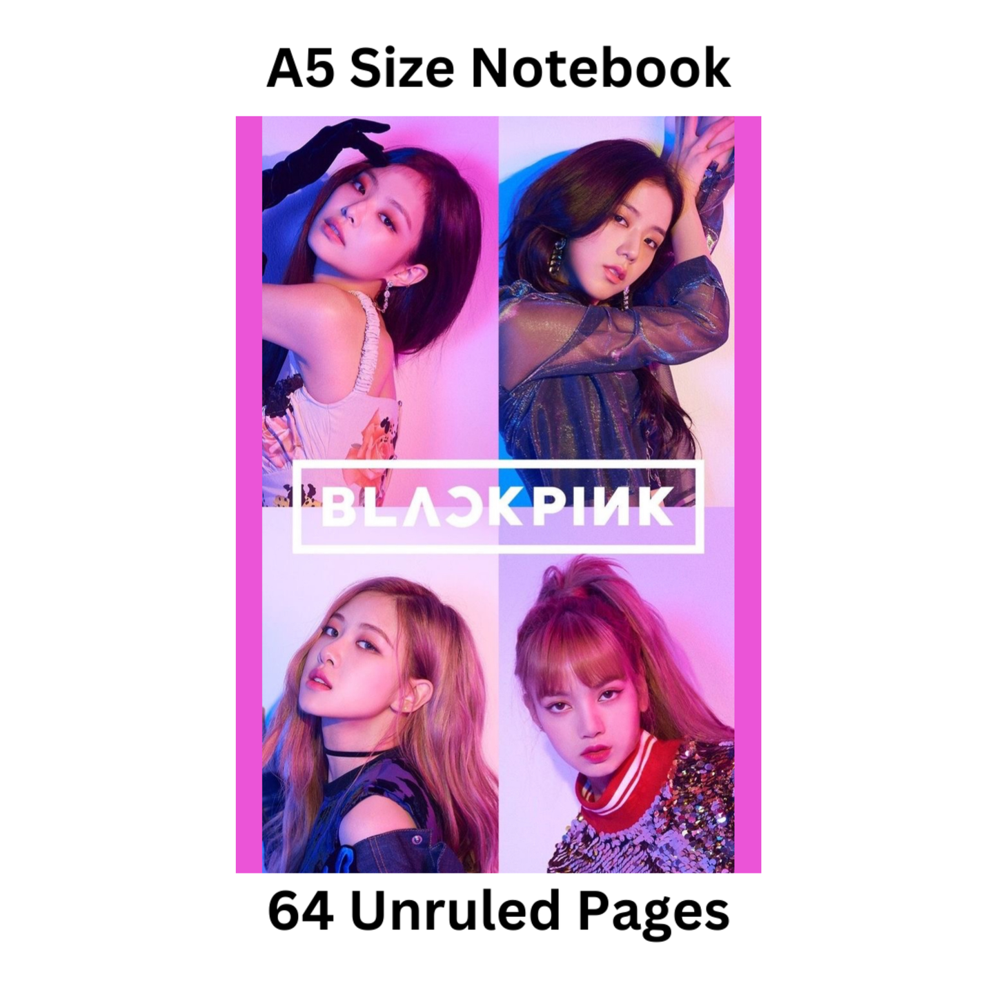 blackpink doodle notebook
