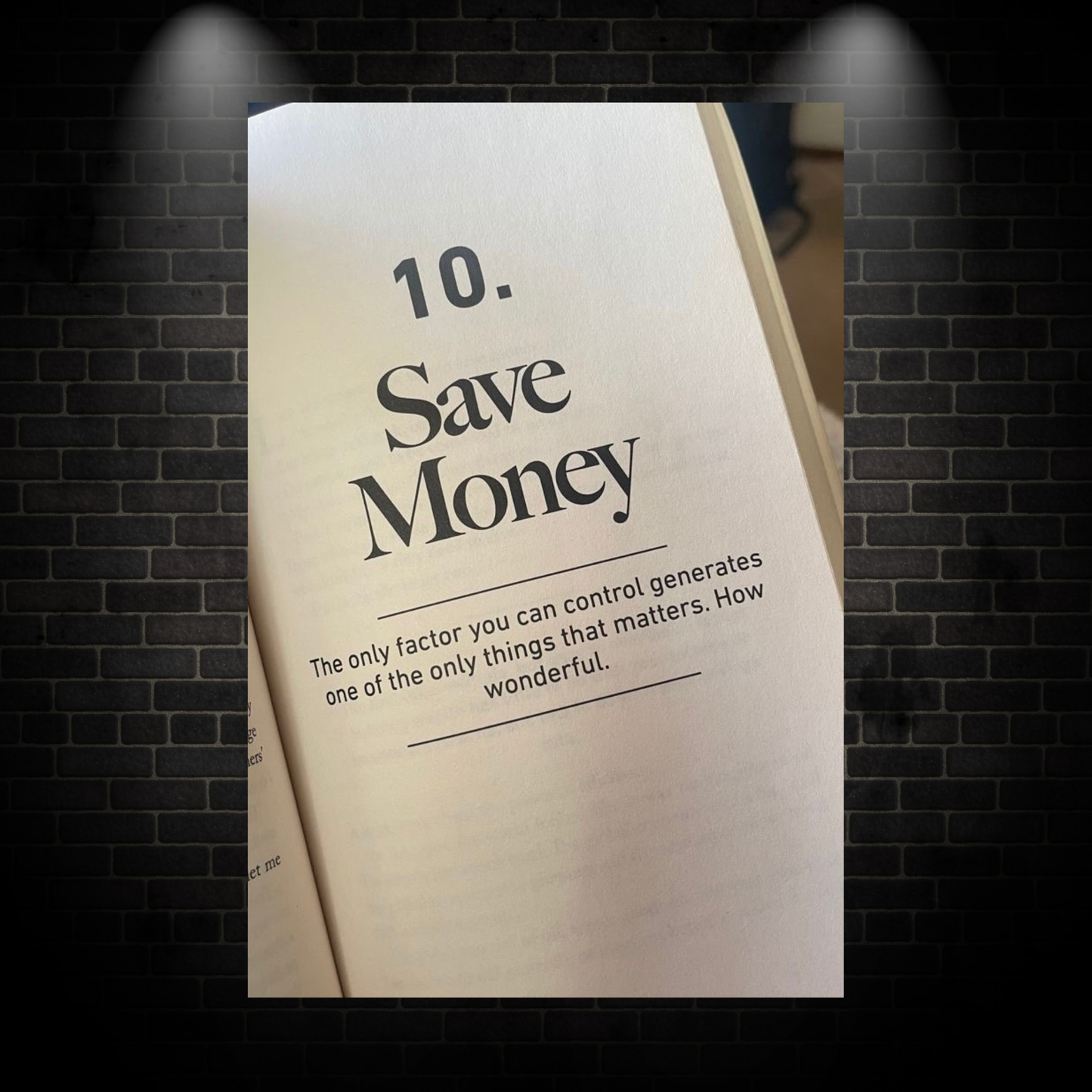 Save money poster