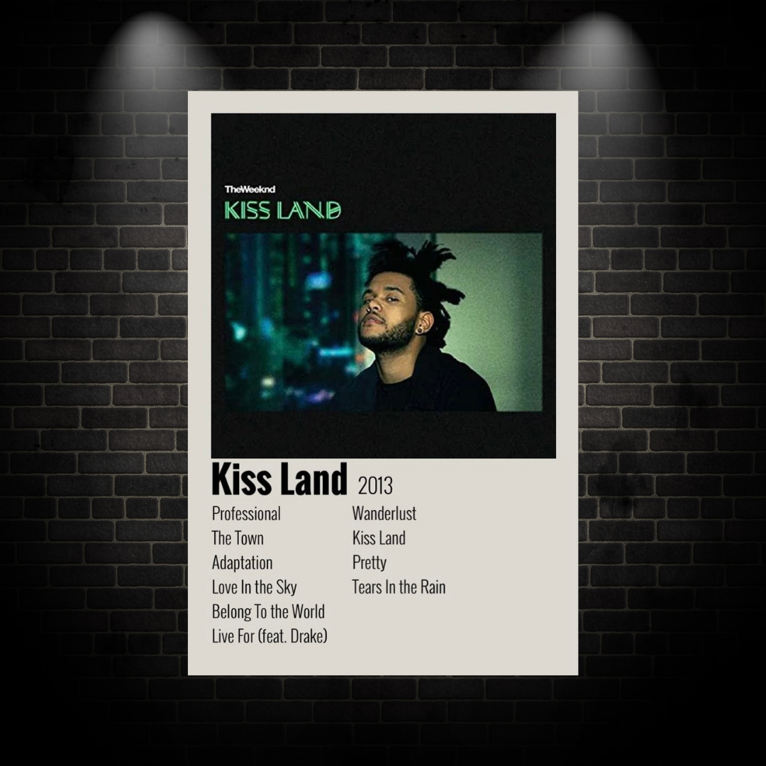 Weeknd Kiss Land Poster