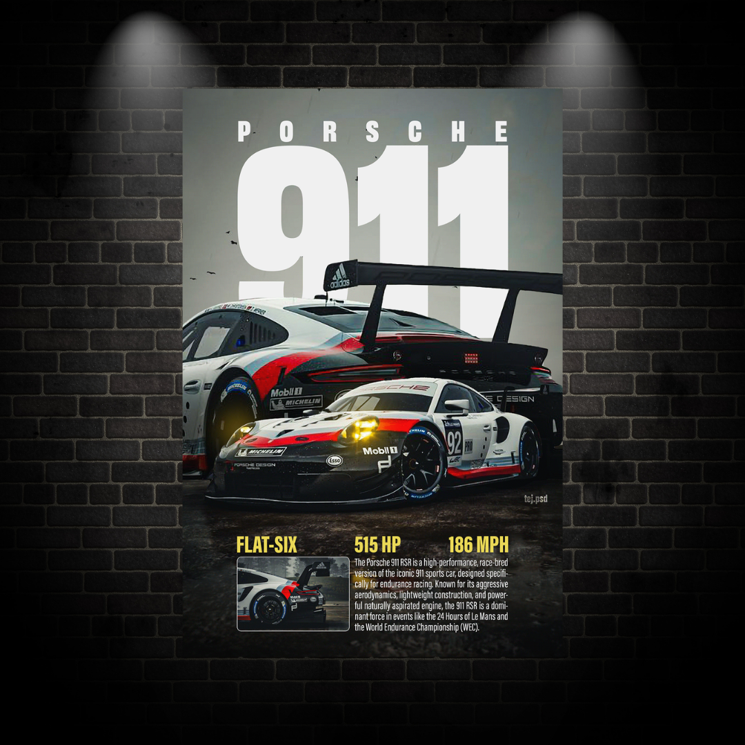 911 Porsche Poster