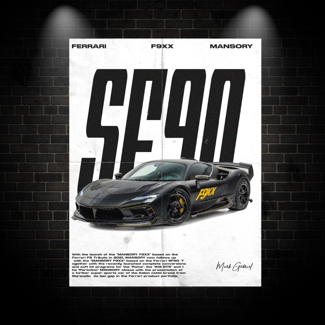 Ferrari SF90 Poster
