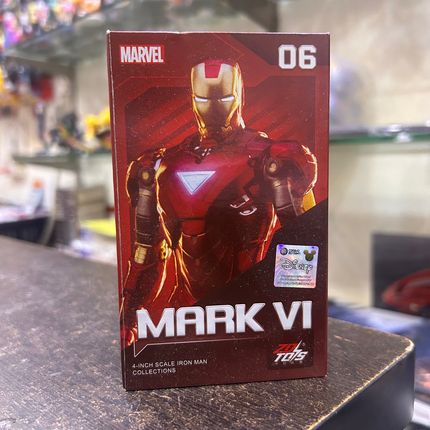 4 inches Iron Man Mark 6 official ZD Figure