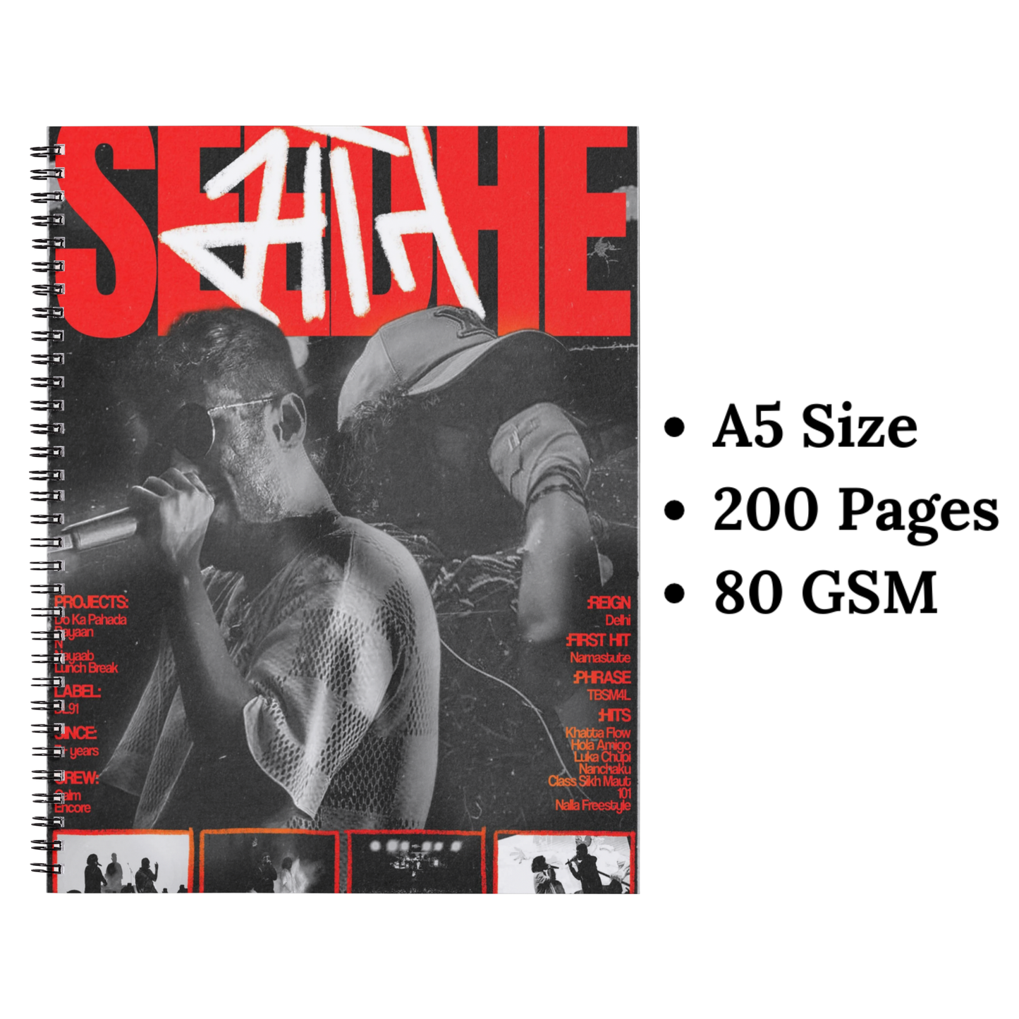 seedhe maut wiro notebook