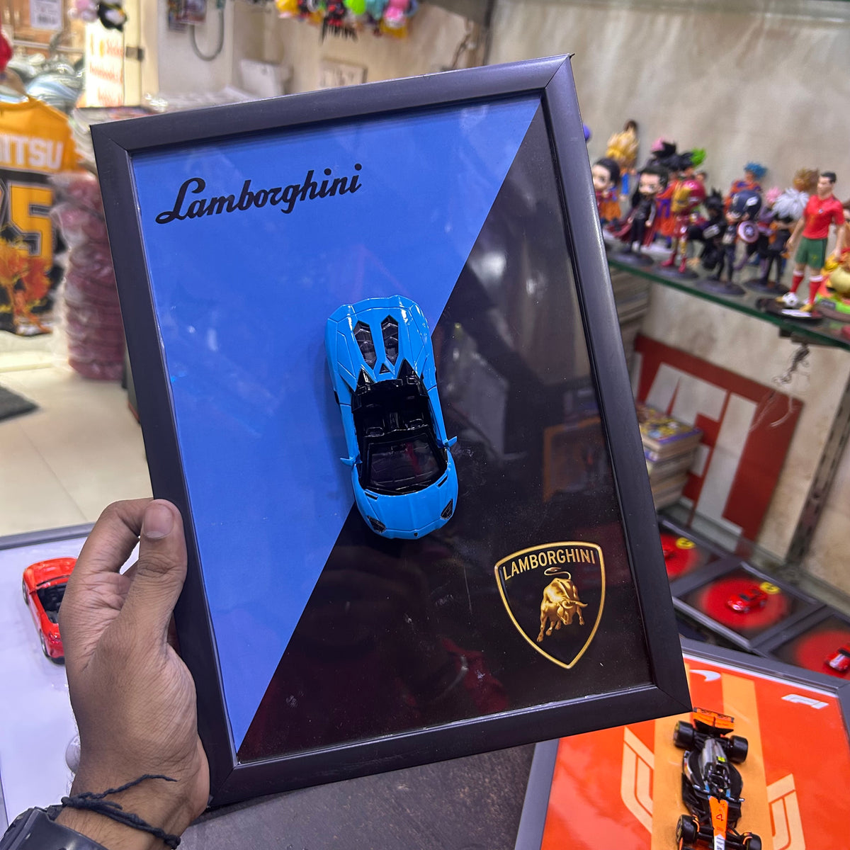 1:48 Scale Lamborghini Car Frame - A4 Size