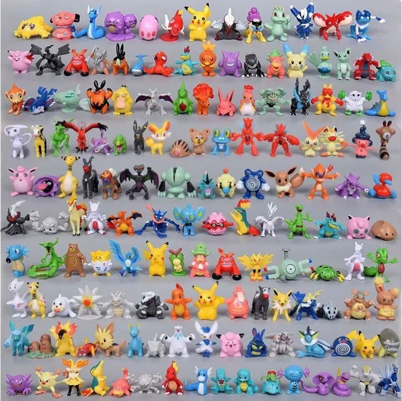 144pcs Chibi Pokemon Figure Set