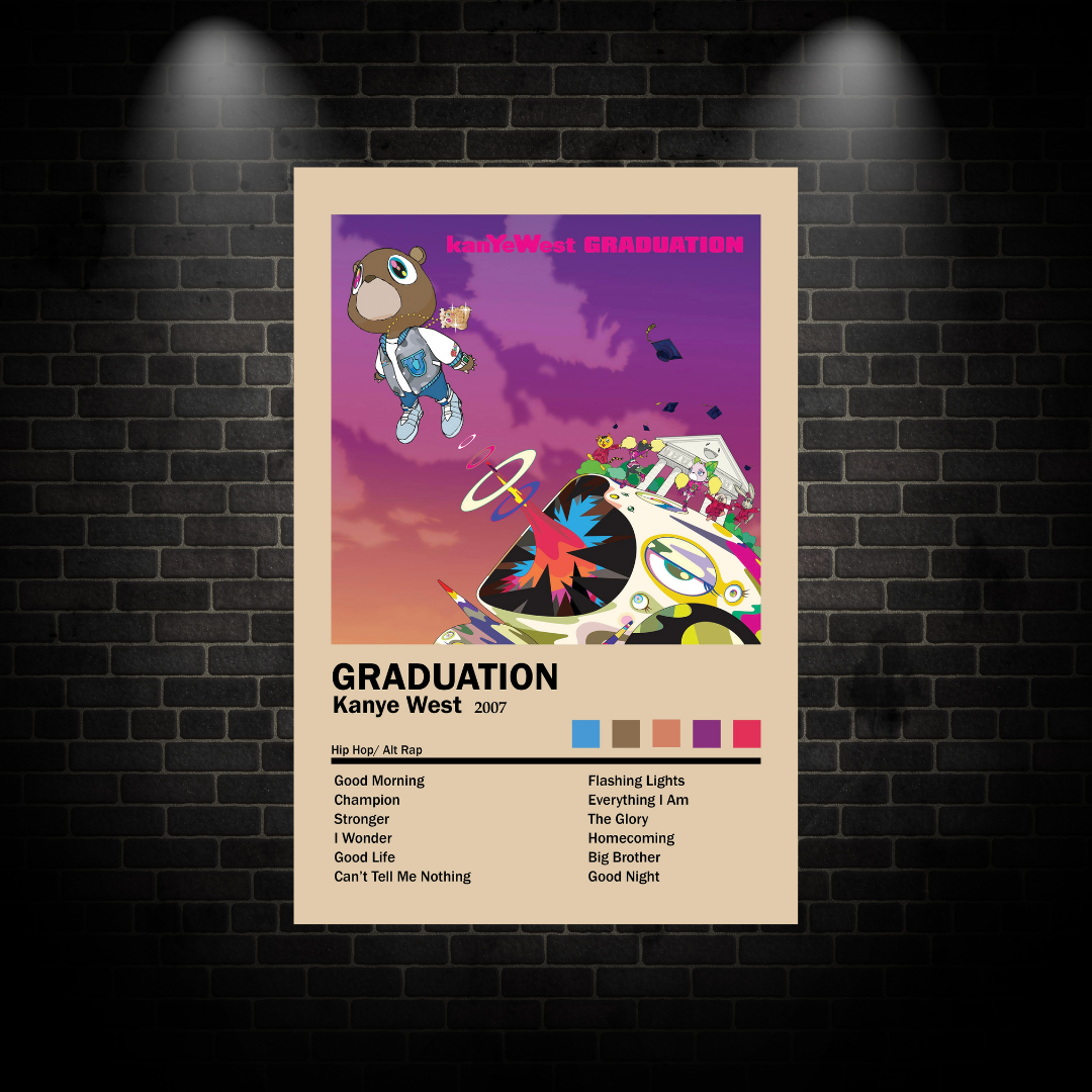 Kanye West Graduation Poster