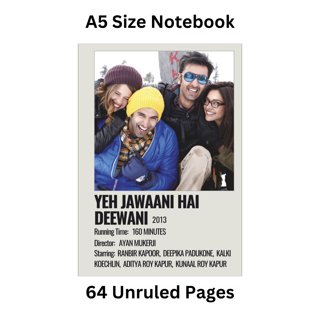 Yeh Jawani Hai Deewani Doodle Notebook 4