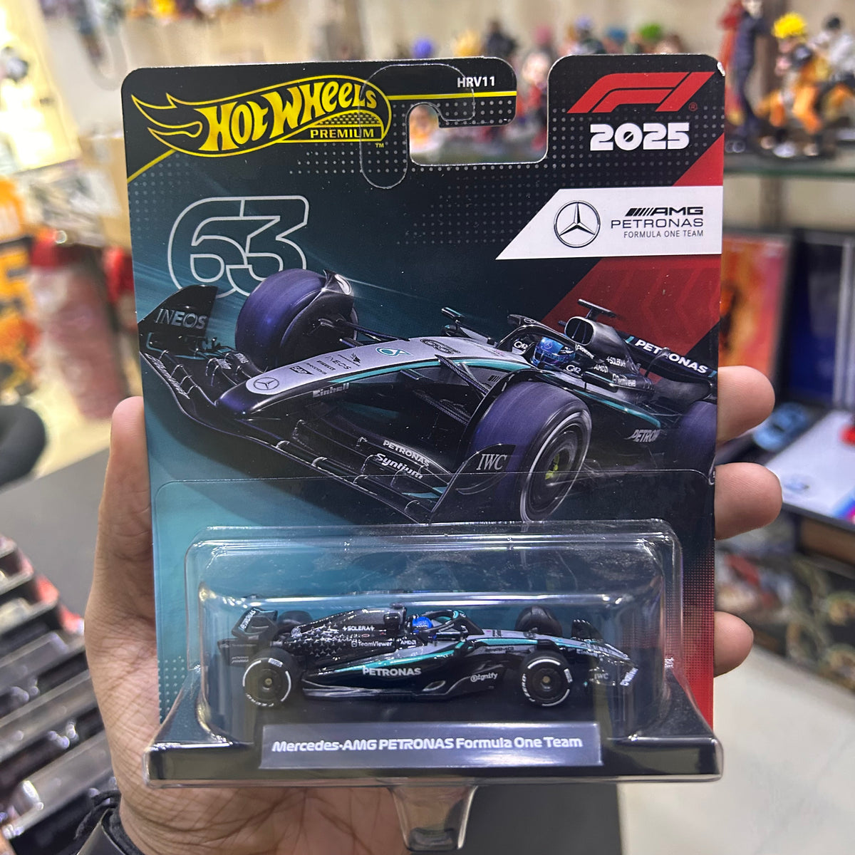 Imported Hot Wheels Premium Formula 1 Mercedes AMG Petronas