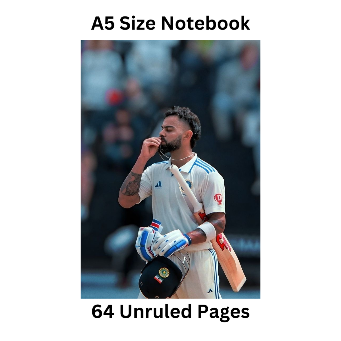 virat Test Doodle notebook