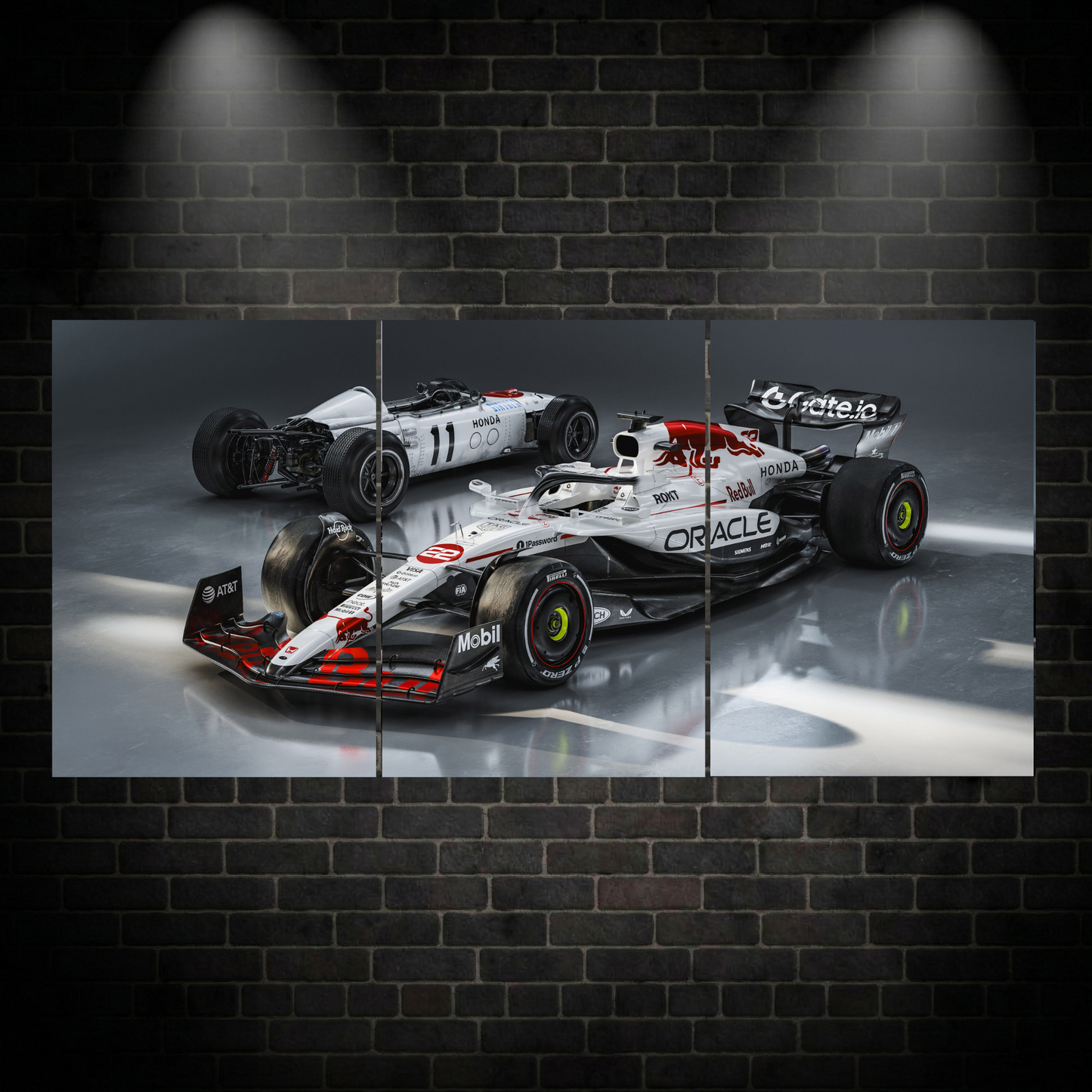 White Redbull Split Posters
