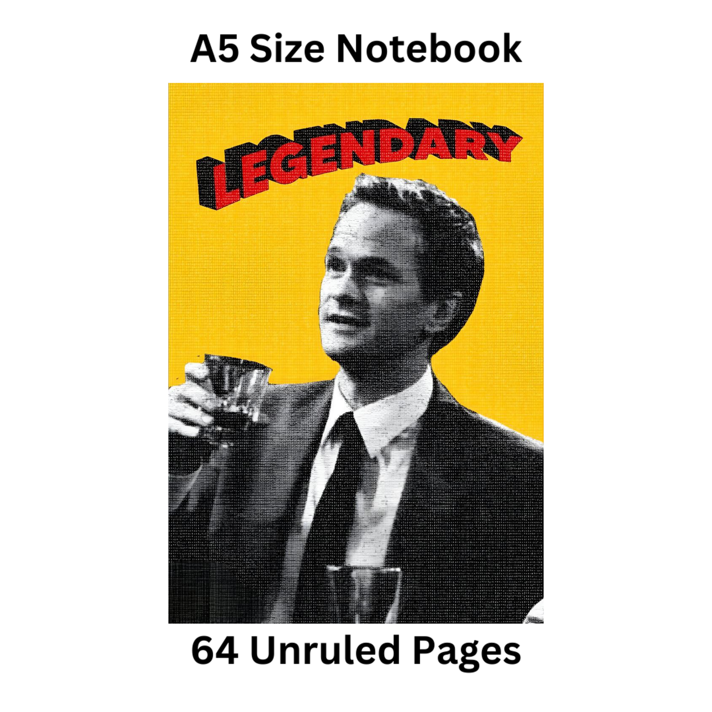 barney doodle notebook