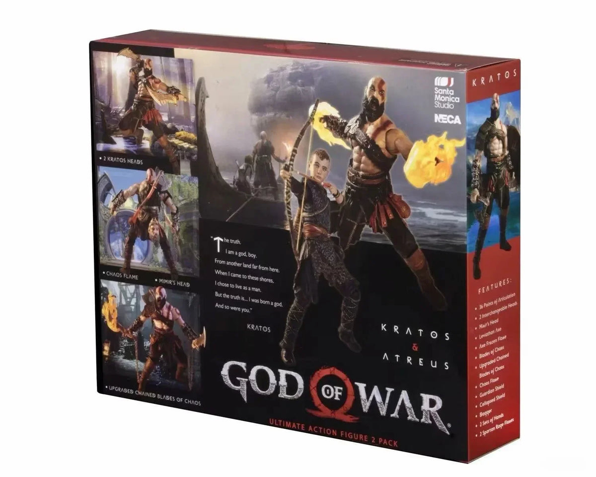 Official Neca God Of War Figure - with all accessories and Is movable ( with premium Box )