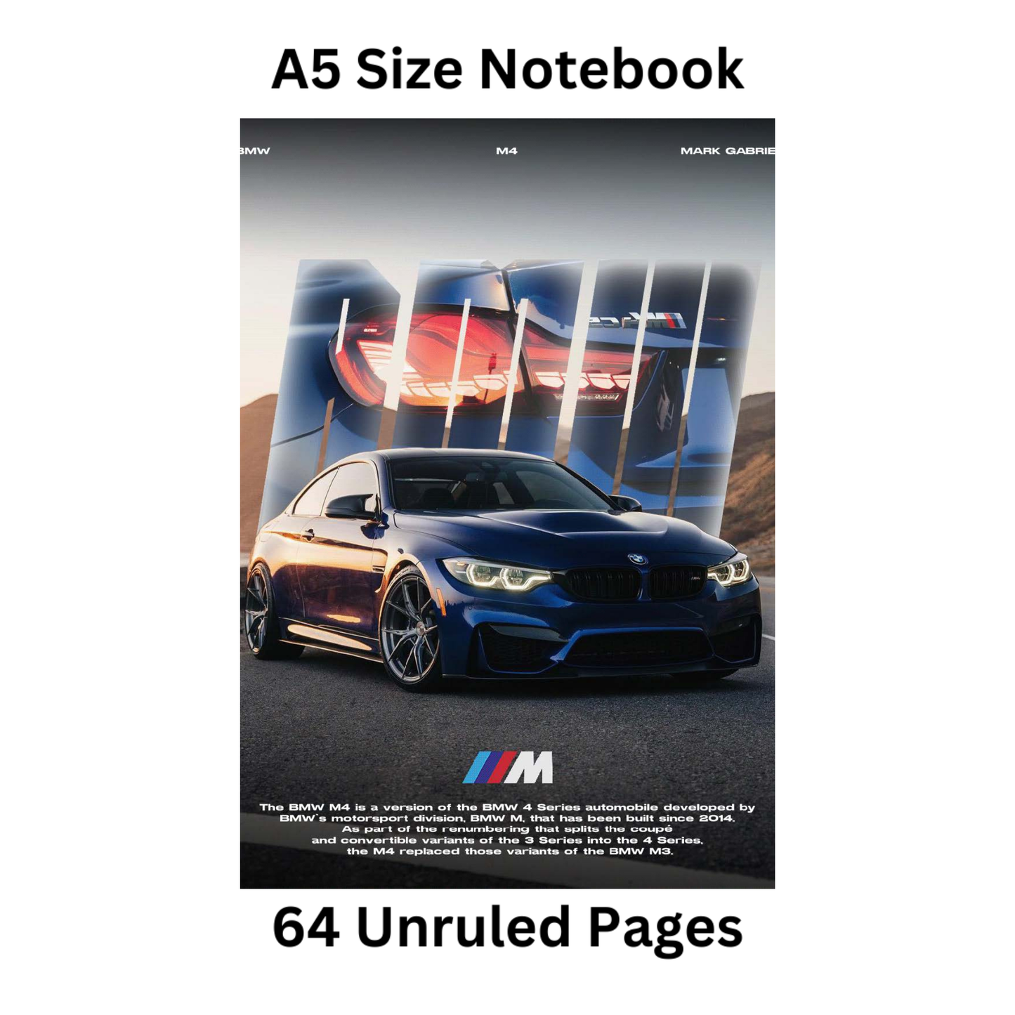 bmw doodle notebook