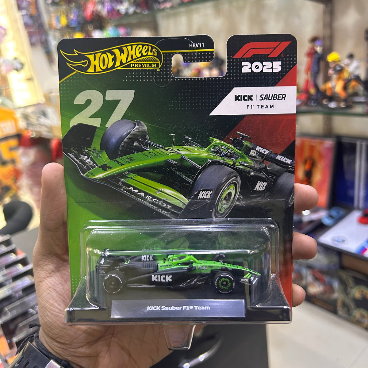 Imported Hot Wheels Premium Formula 1 kick sauber 27