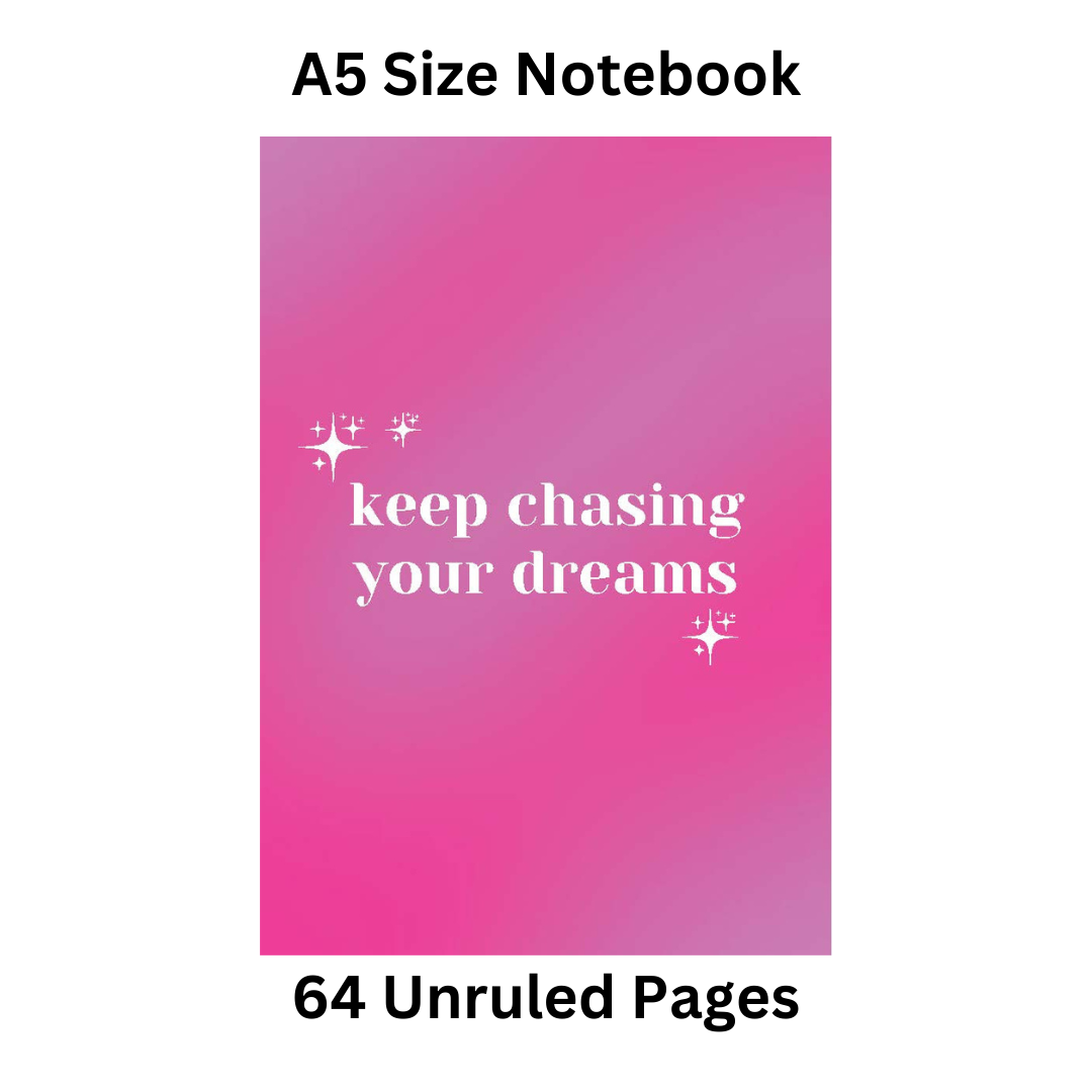 Chasing Dreams Doodle Notebook