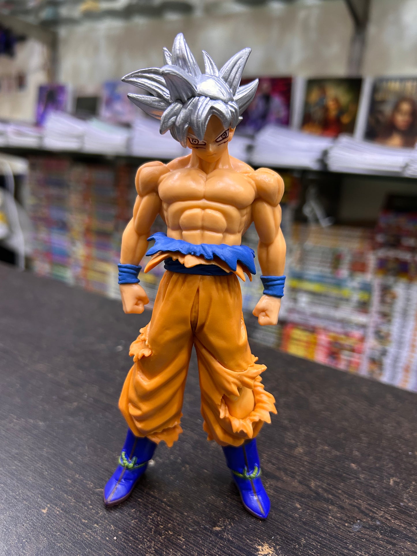 Silver Hair Goku Figure