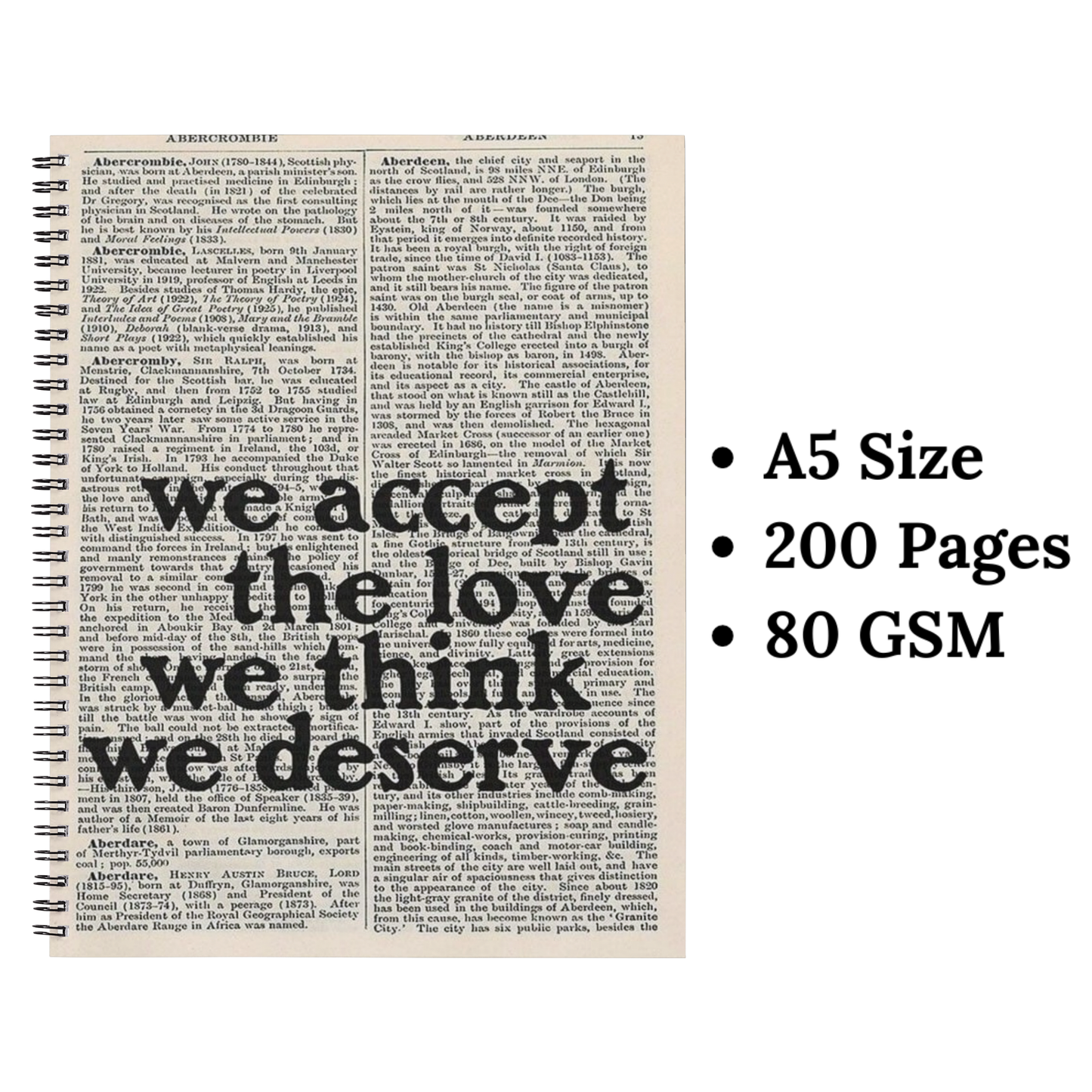 we accept the love wiro notebook