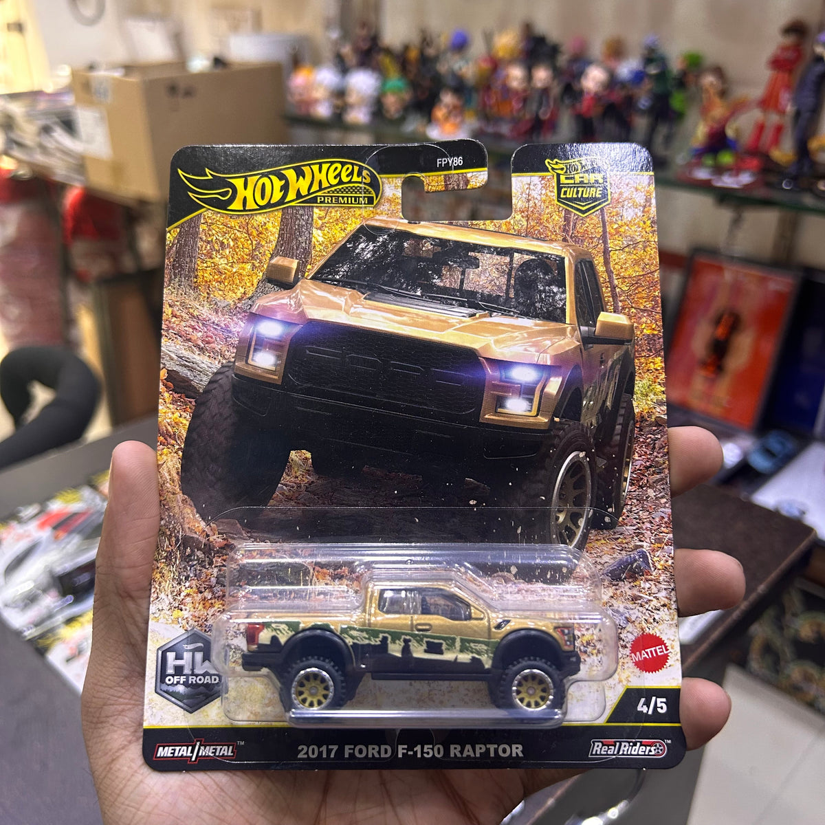 Imported Hot Wheels Premium 2017 Ford Raptor