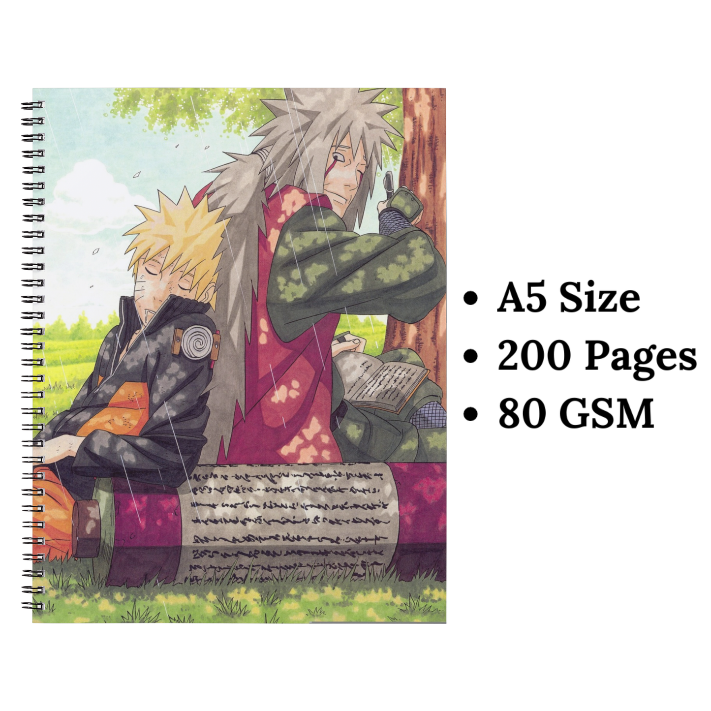 Naruto jiraya wiro notebook