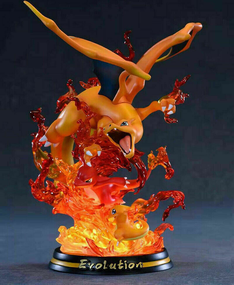 28 cm Charizard Evolution Premium Figure with Lights
