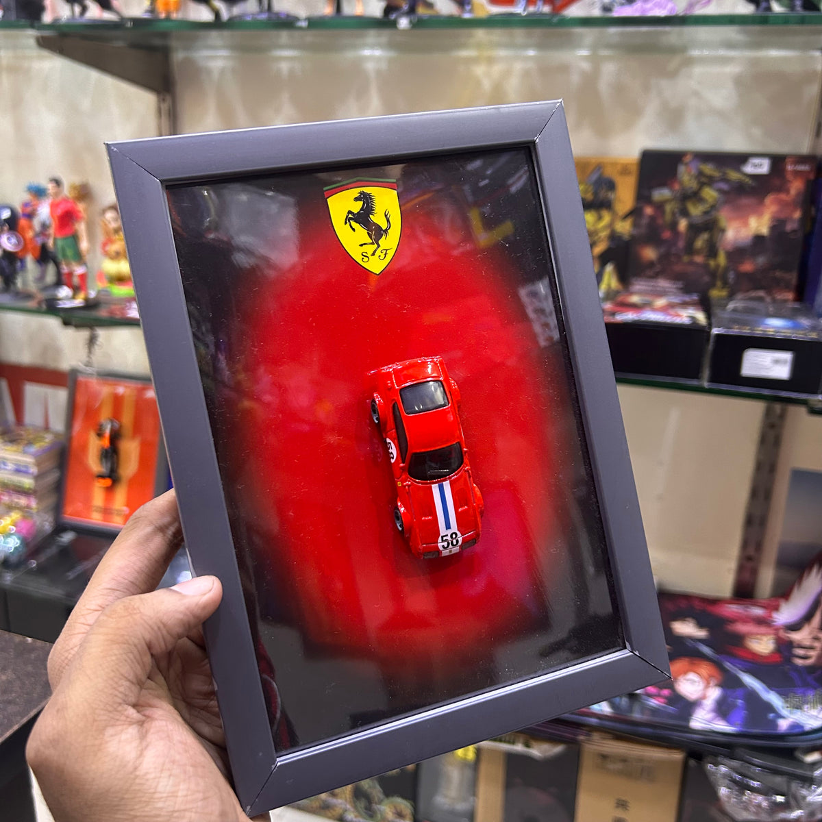 Hot Wheels Ferrari 365 GTB Frame - A5 Size