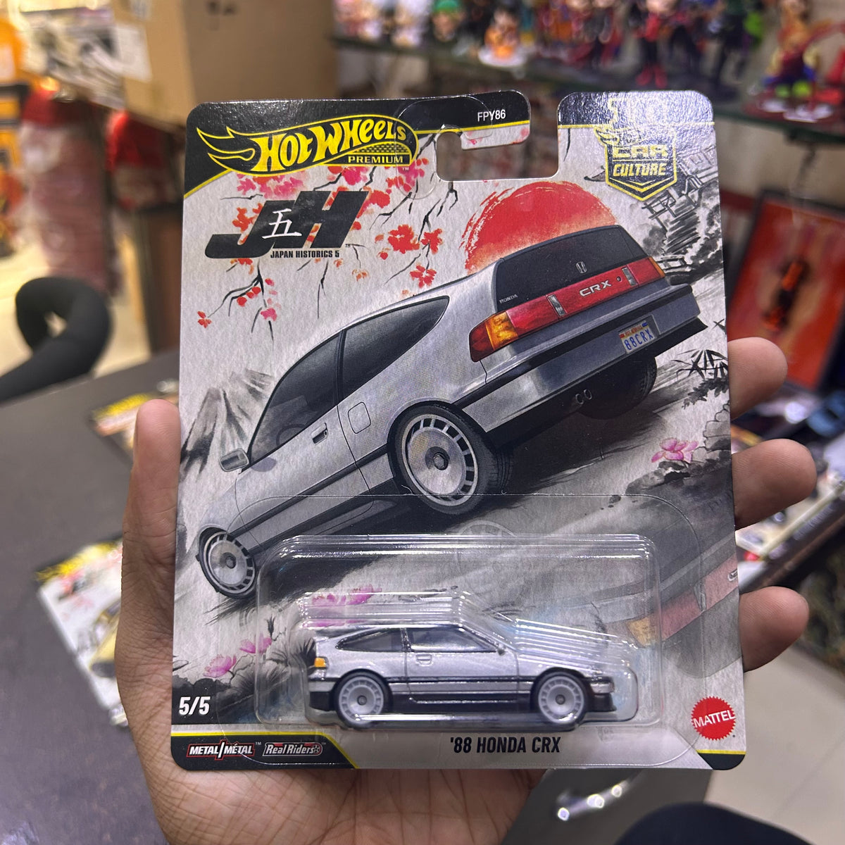 Imported Hot Wheels Premium Japan Historics 88 Honda CRX