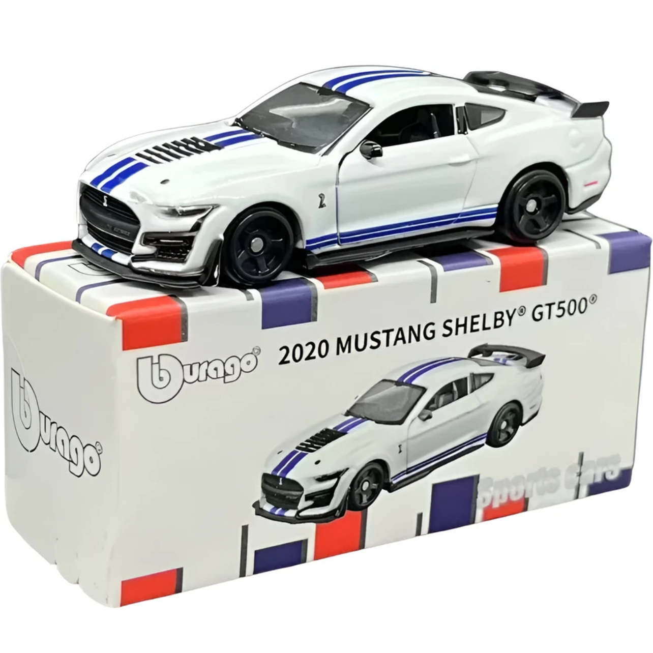 Imported Bburago 1:64 2020 Mustang Shelby GT500 Diecast Car
