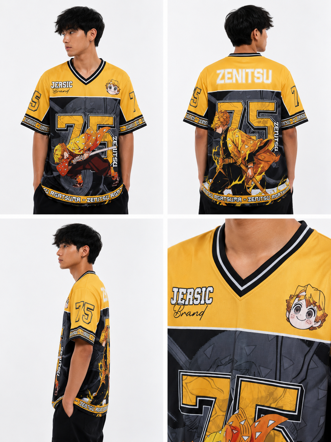 Demon Slayer Zenitsu Jersey