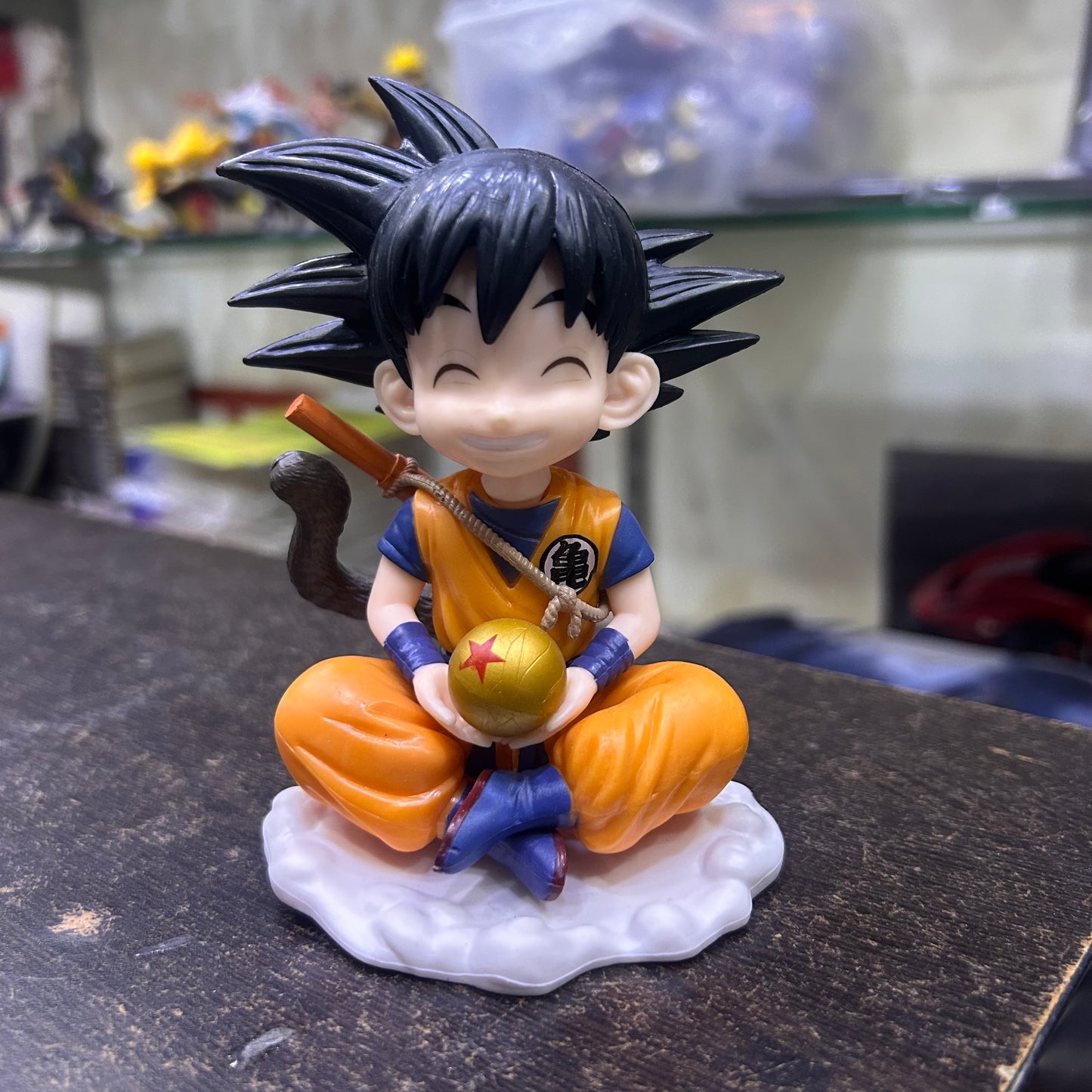 13 cm Kid Goku on Cloud Figure