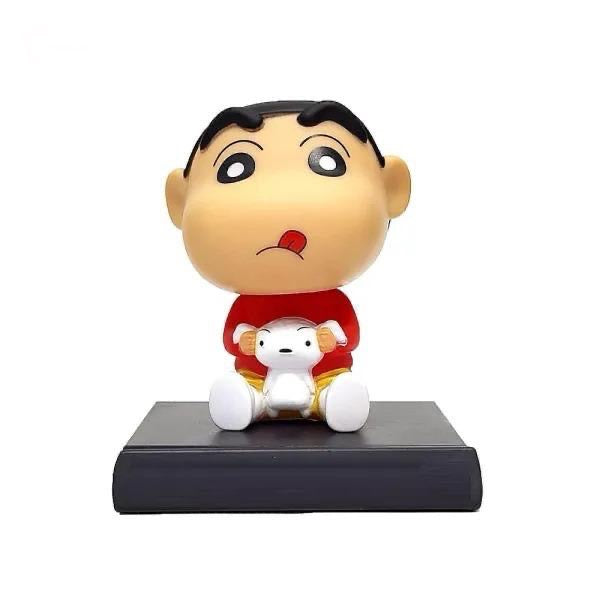 Shinchan with shero bobblehead figure