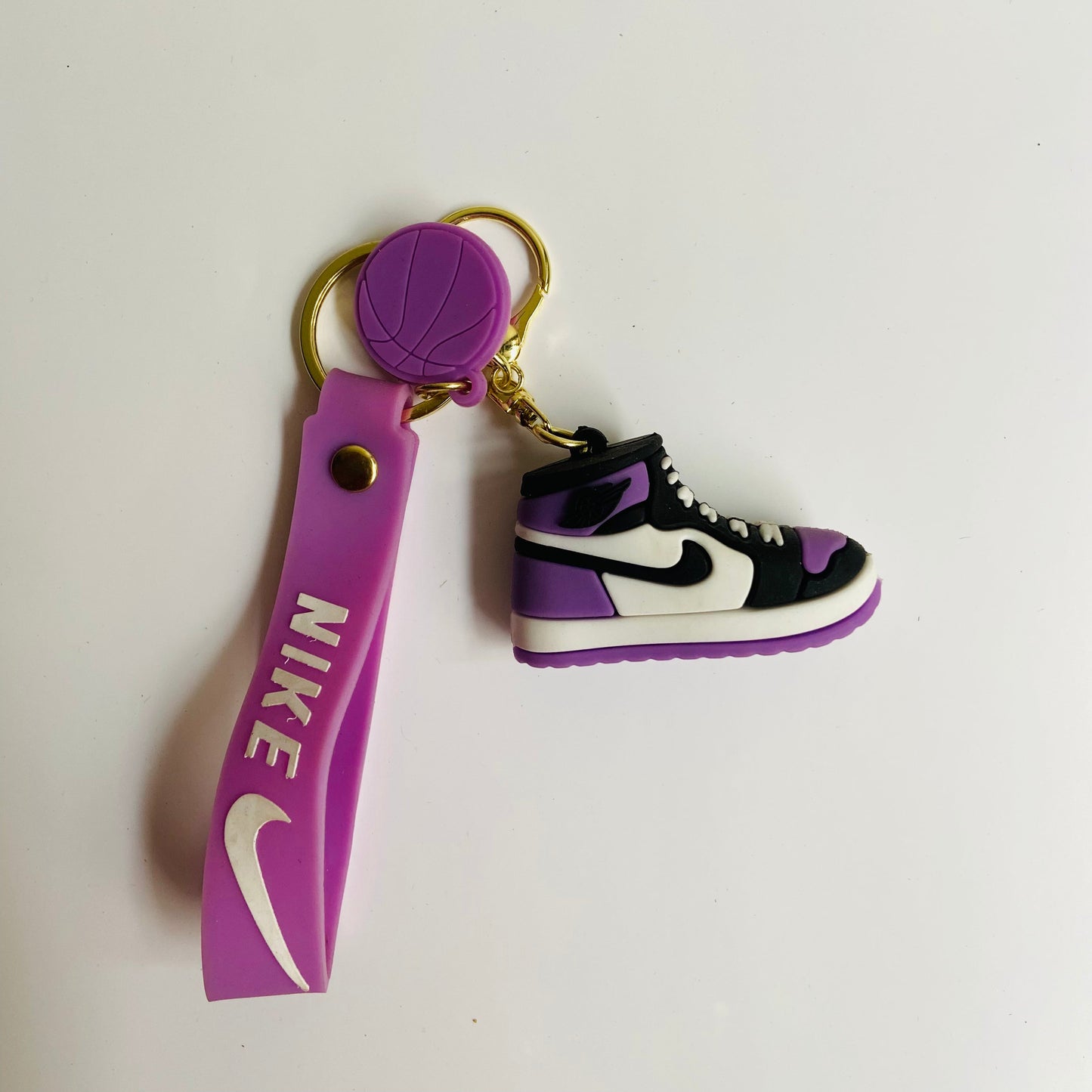 Purple Sneakers Keychain