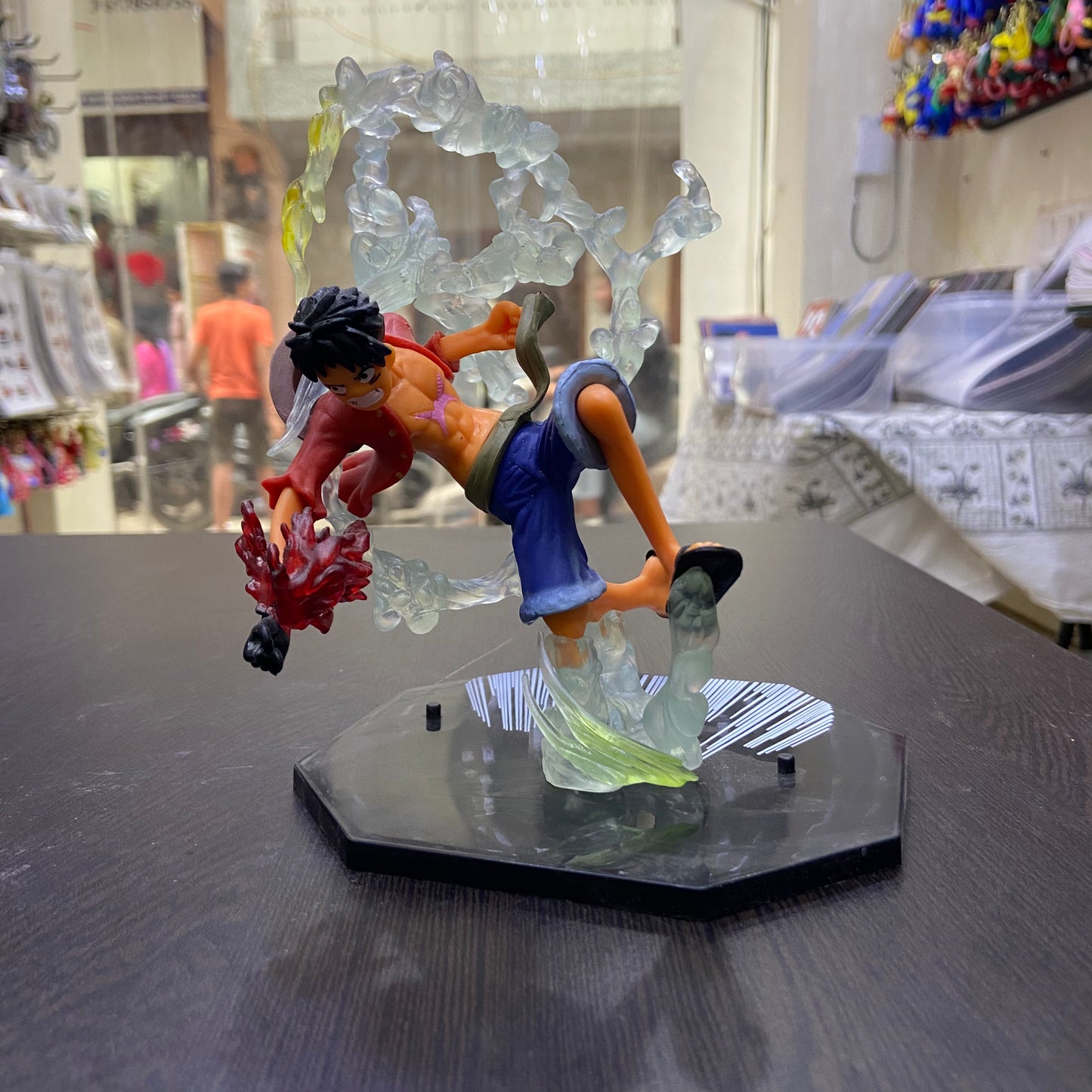 Luffy Punching Action Figure