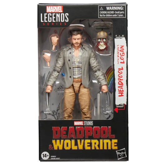 Official Marvel Legends Logan Wolverine Figure - 7 inches