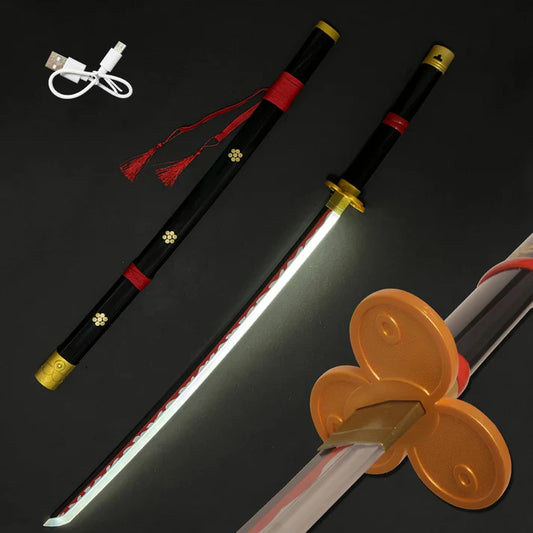 Black Enma LED Katana - 104 cm