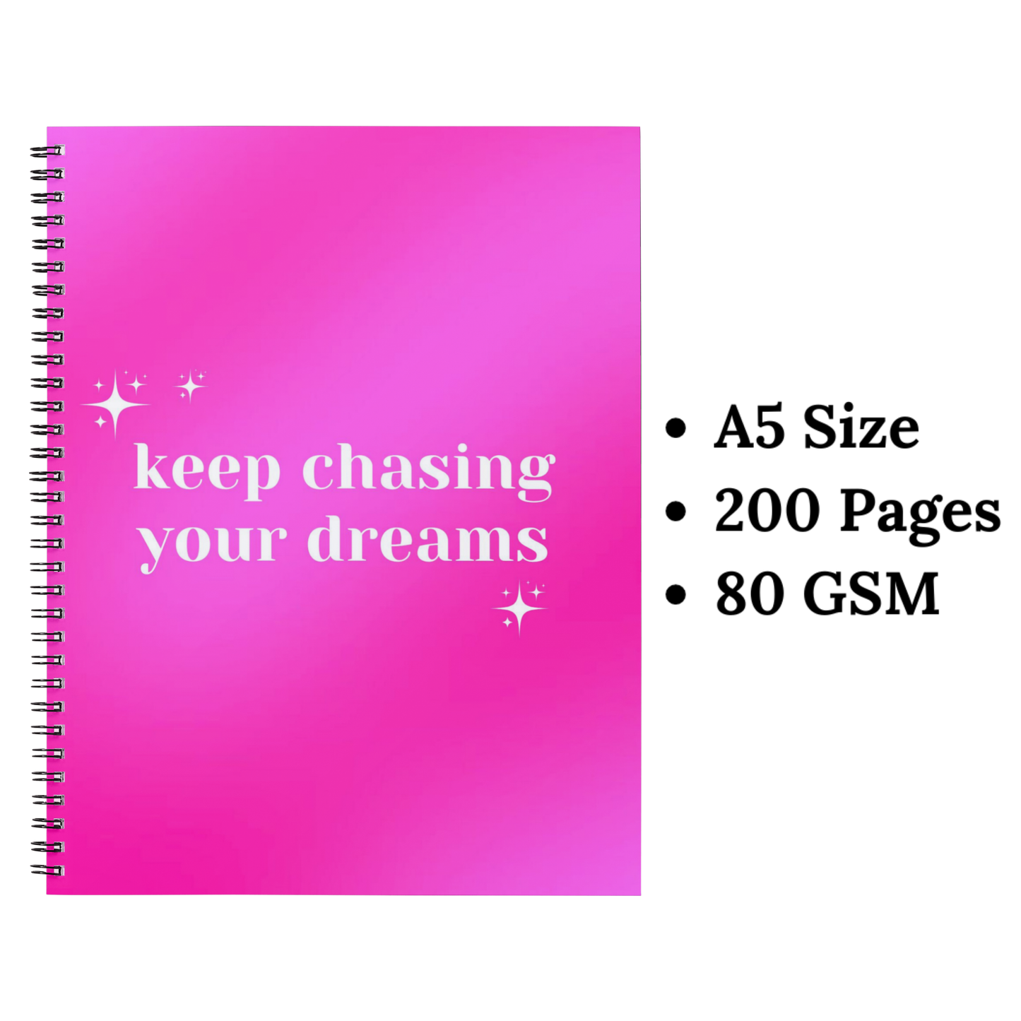 Chasing Dreams wiro notebook