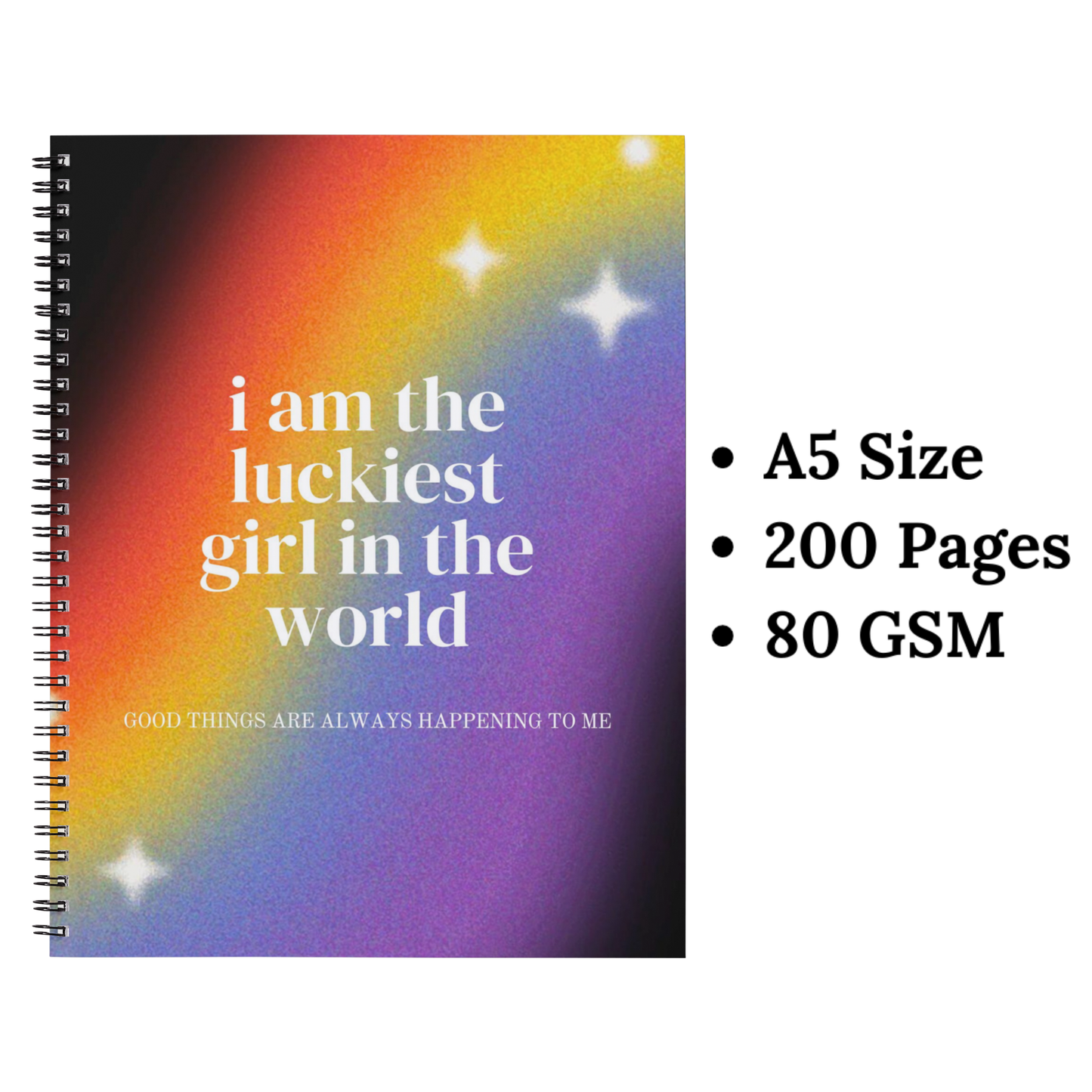 Luckiest Girl wiro notebook