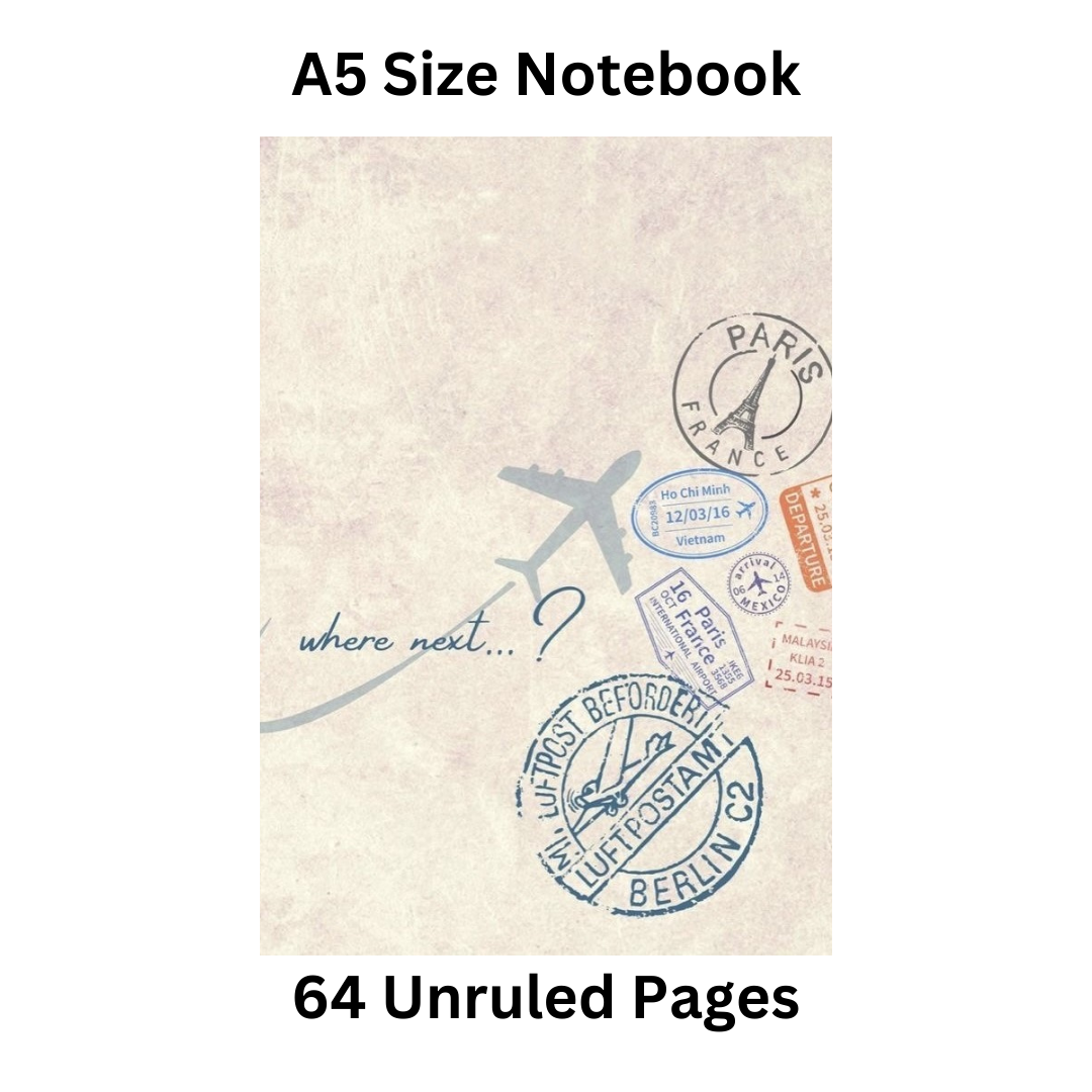 Passport Doodle Notebook