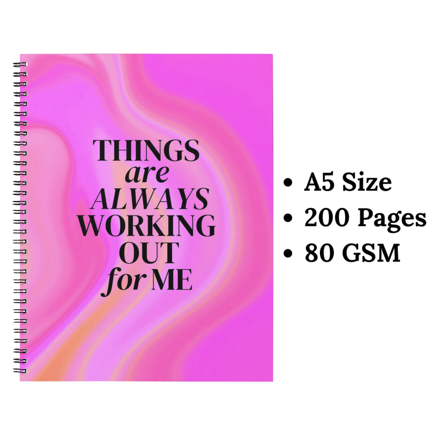 Things Are Working Out wiro notebook