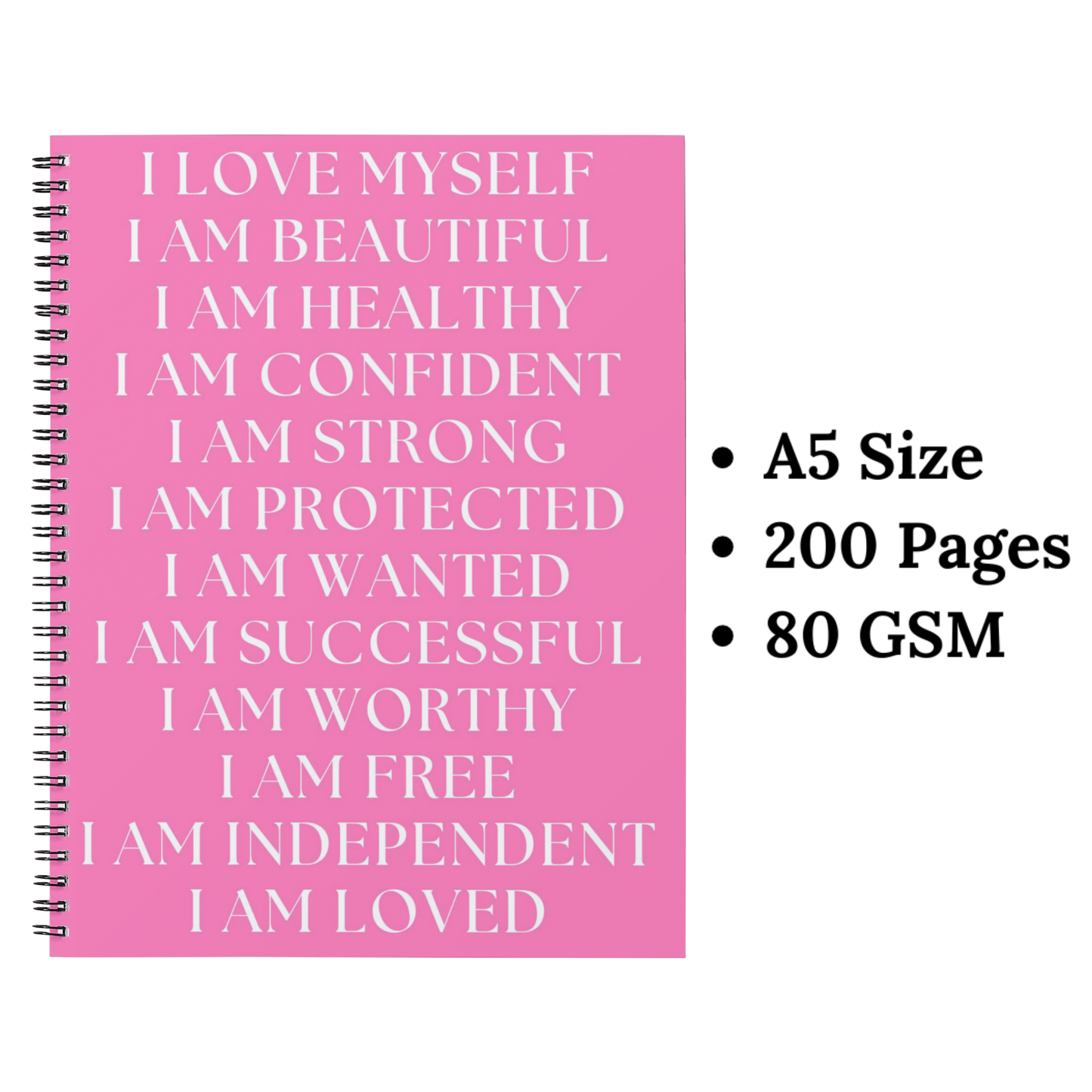 Love Myself wiro notebook