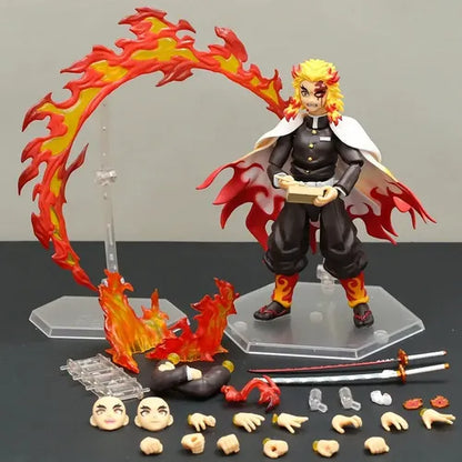 Demon Slayer Rengoku 14 cm Figma Articulation Action Figure