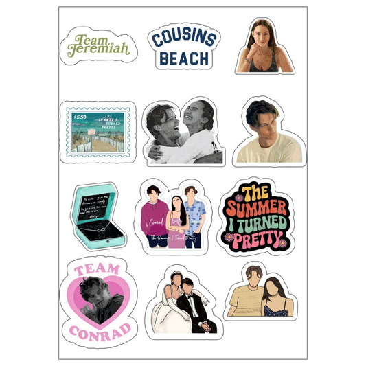 Summer I Turned Pretty Sticker Sheet