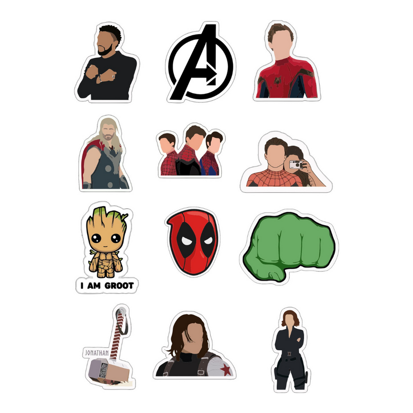 Marvel Sticker Sheet 1 – Perfect Parcel